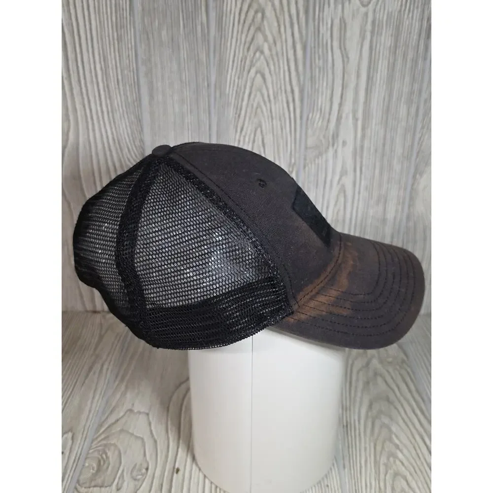 The North Face Black Distressed Mudder Trucker Hat Adult Adjustable